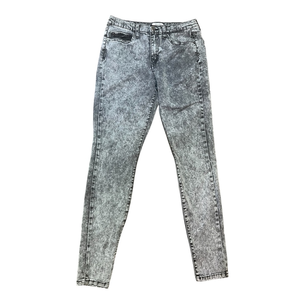 MUDD Black Acid Wash Jegging Size 11 Y2K Skinny Jeans Womens Juniors Stretch GUC